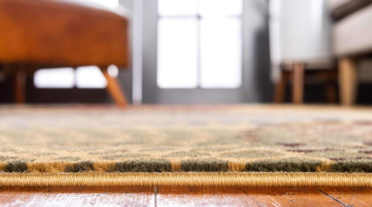 Unique Loom Barista Collection Area Rug - Java (5' 3" x 8' Rectangle Beige/Black)