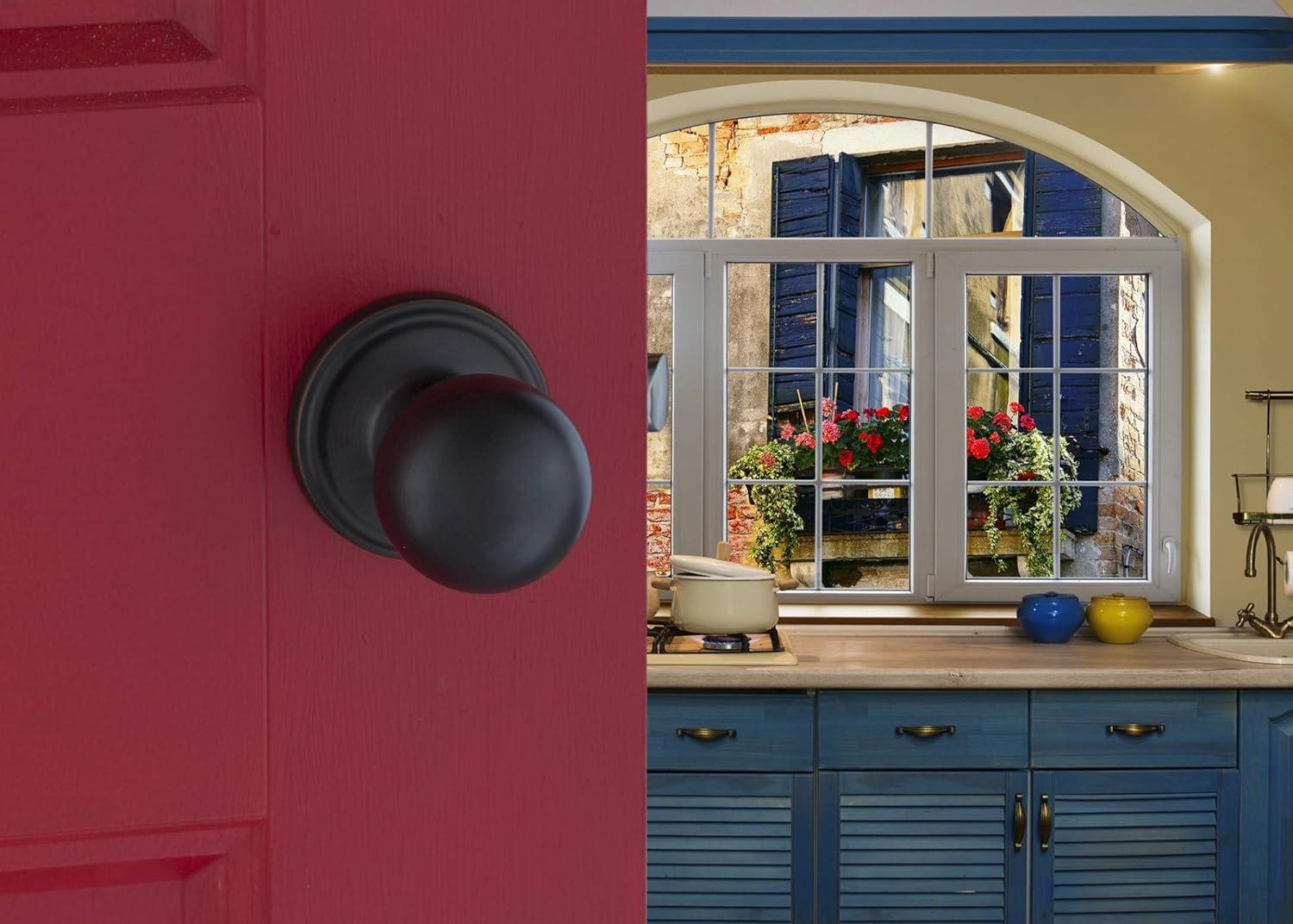 Ball Single Dummy Door Knob with Round Rosette
