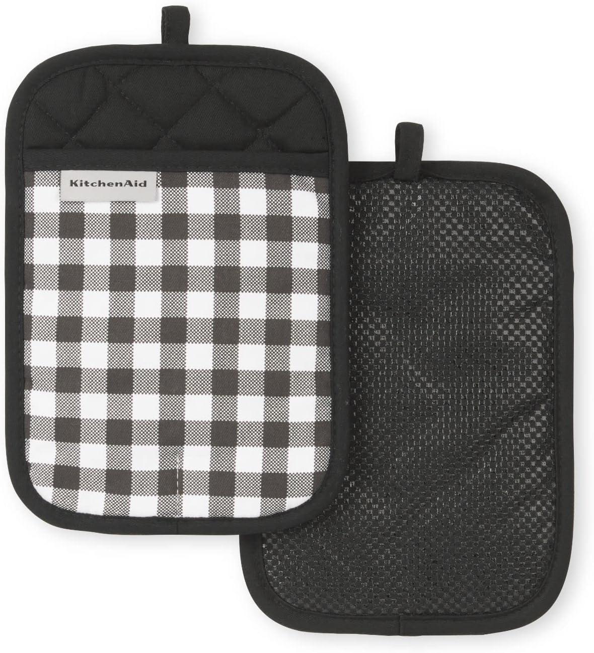 KitchenAid Gingham Pot Holder 2-Pack Set