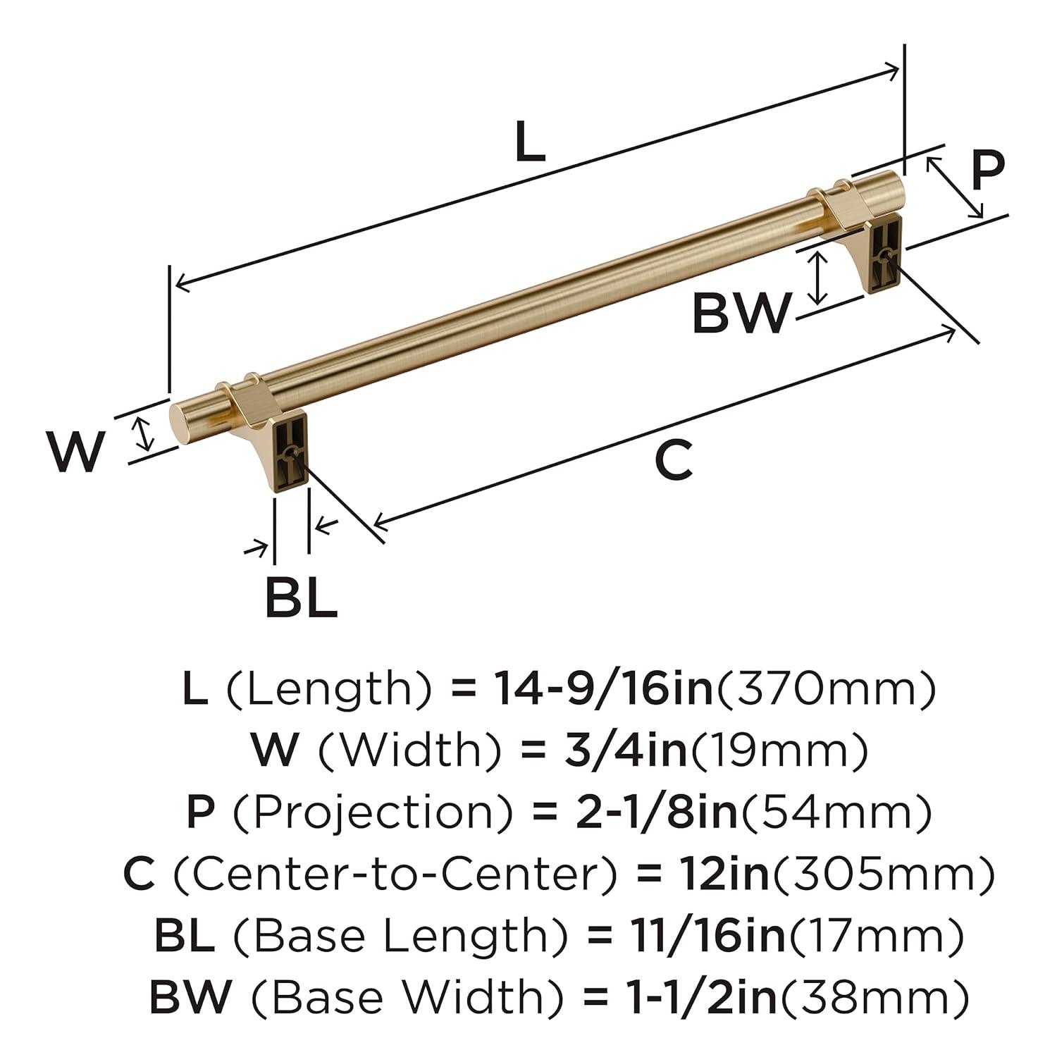 Davenport 12 inch (305mm) Center-to-Center