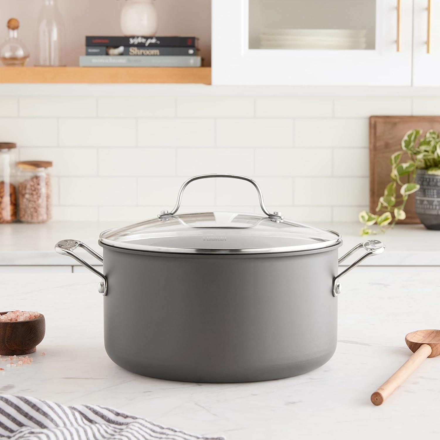 Cuisinart Chef's Classic 6 Quart Non-Stick Hard-Anodized Stockpot with Cover