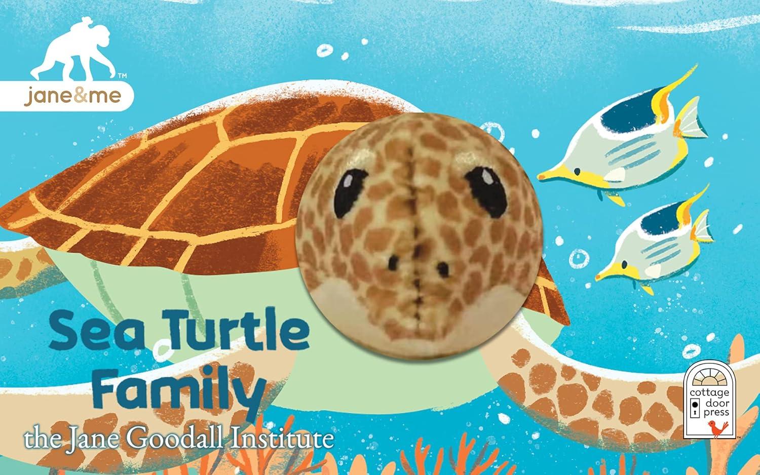 Jane & Me Sea Turtle Family (the Jane Goodall Institute) - by  Jaye Garnett (Board Book)