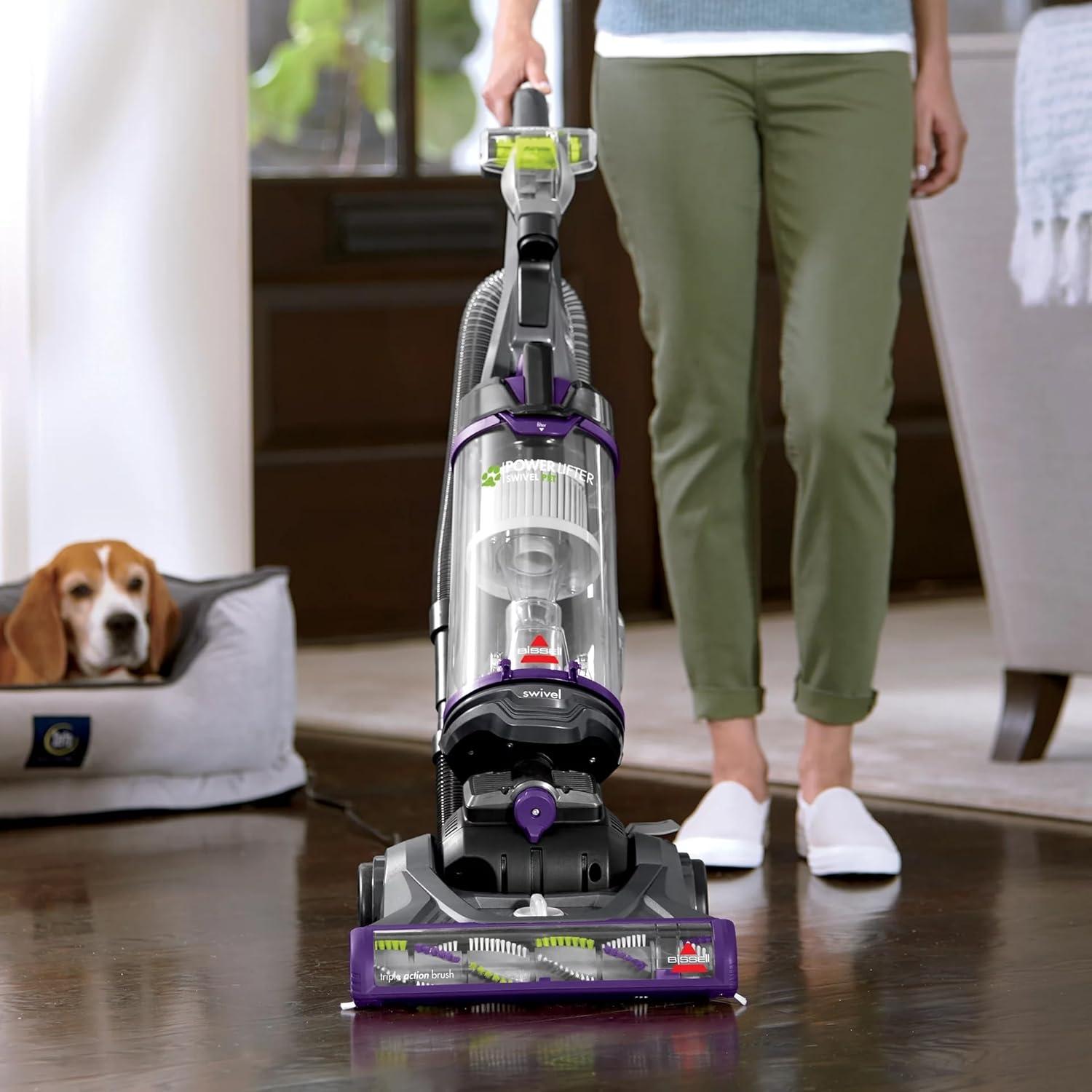 Grapevine Purple Bagless Upright Vacuum Cleaner for Pet Hair