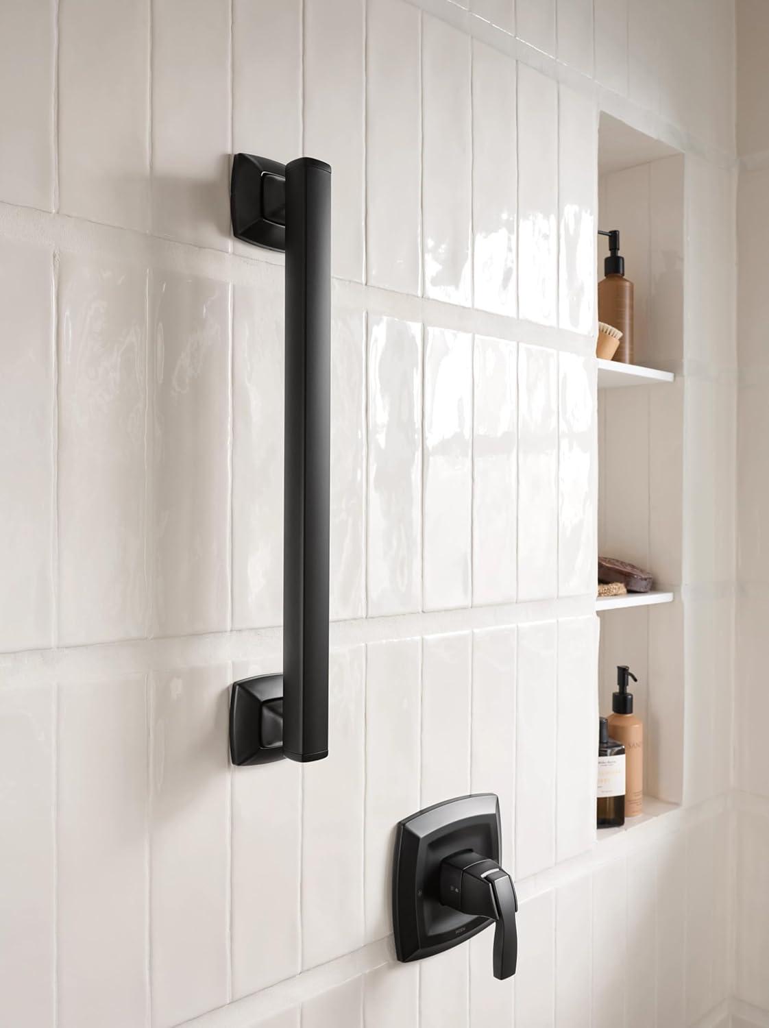 Moen Voss Stainless Steel Transitional Bathroom Grab Bar