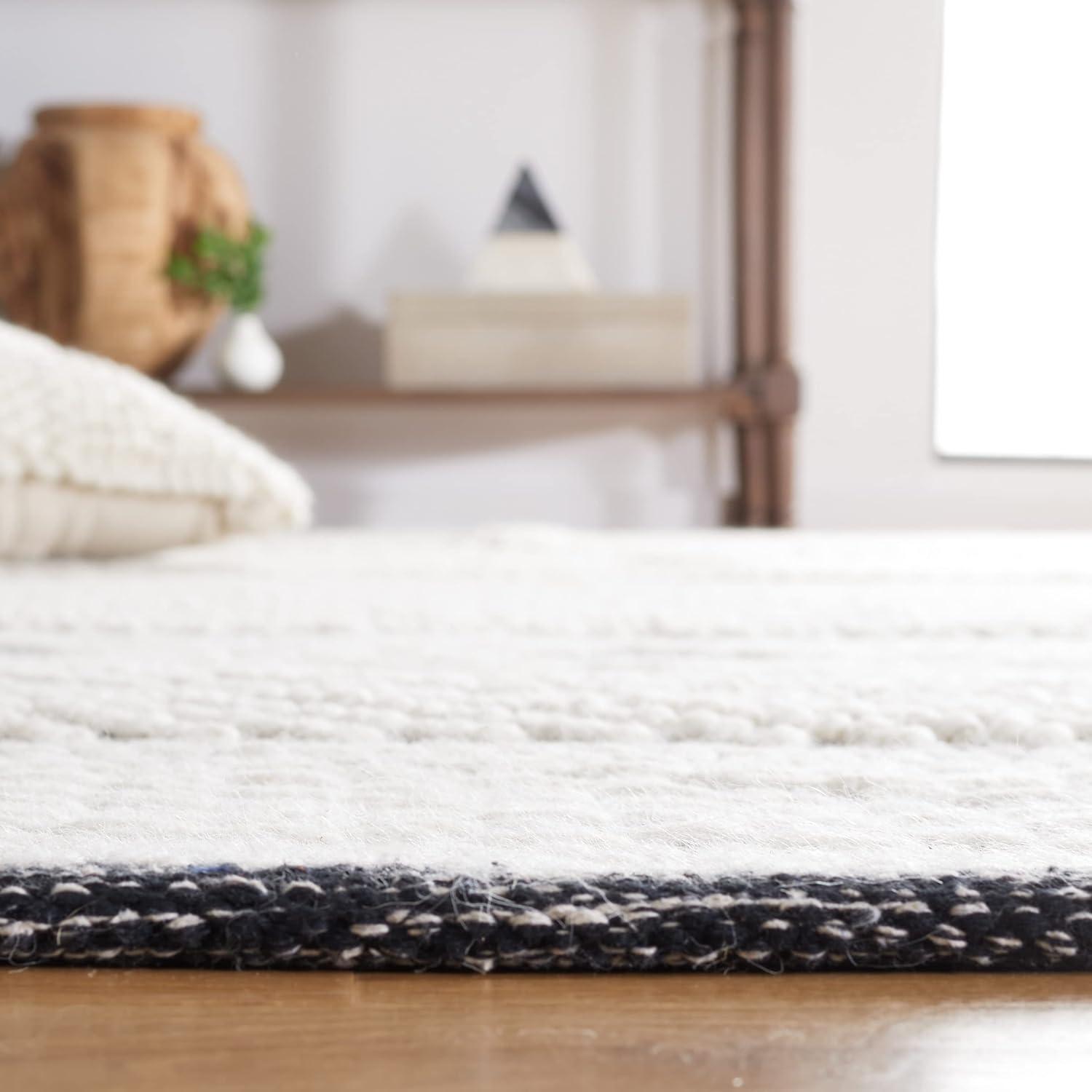 Union Rustic Dessiree Hand Woven Wool And Cotton Geometric Rug