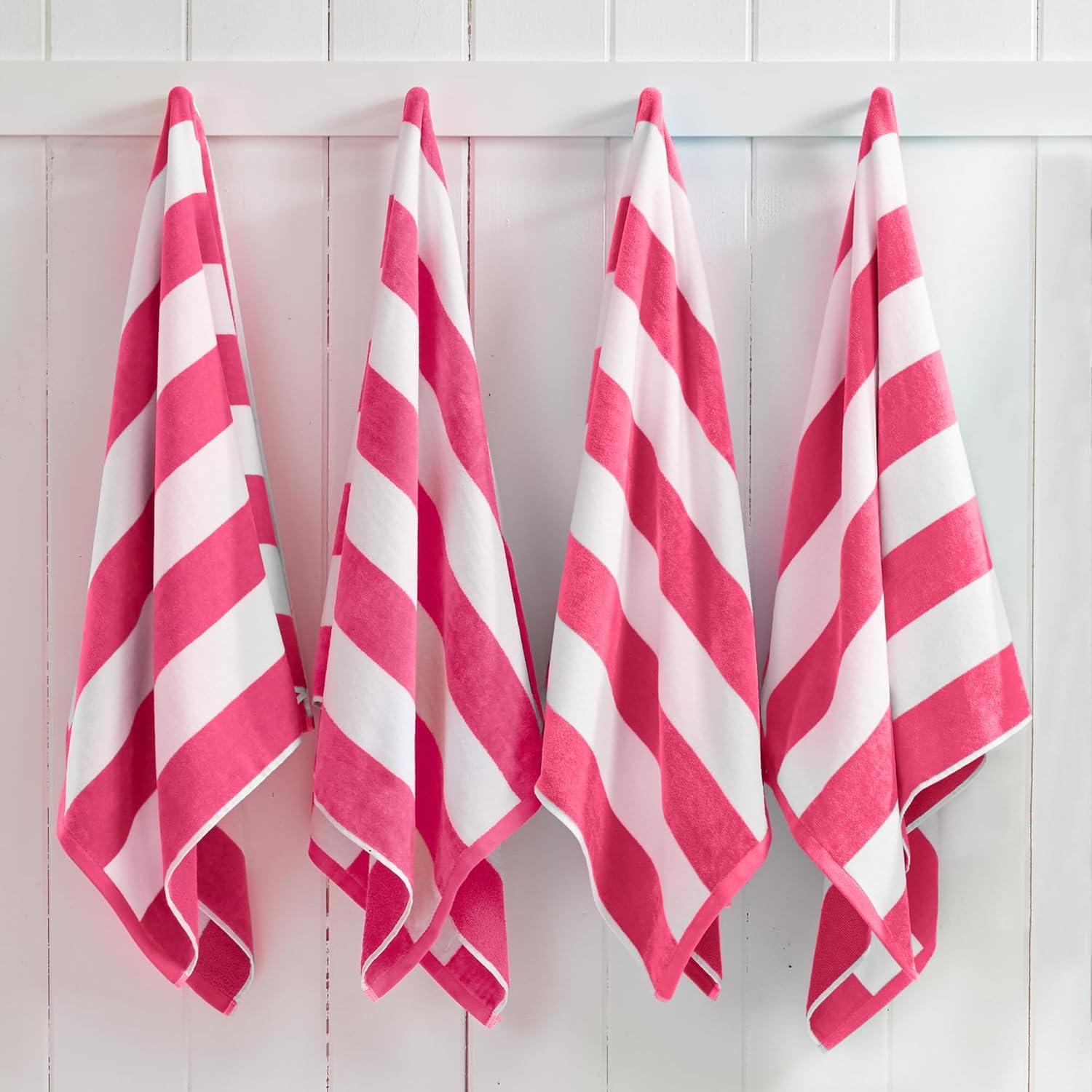 100% Cotton Absorbent & Quick-Dry Cabana Beach Towels