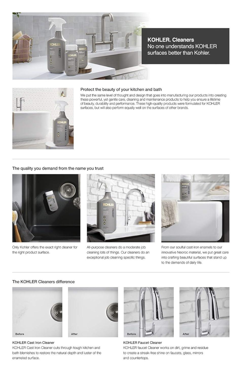 Non-Abrasive 8 oz. Metal Surface Cleaner