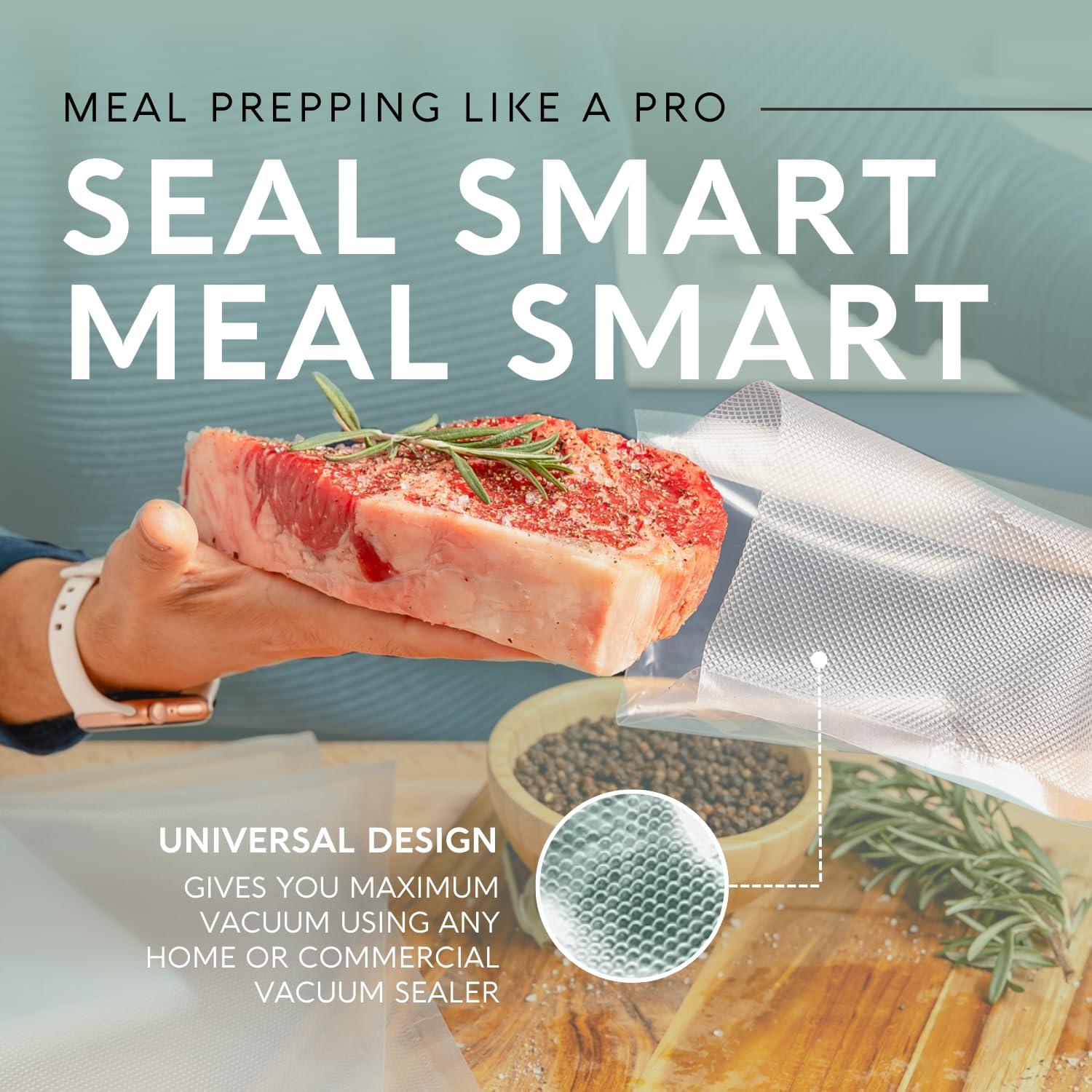 Avid Armor 11" x 16" Vacuum Sealer Bags, Gallon Vacuum Seal Bags, 100 Pack