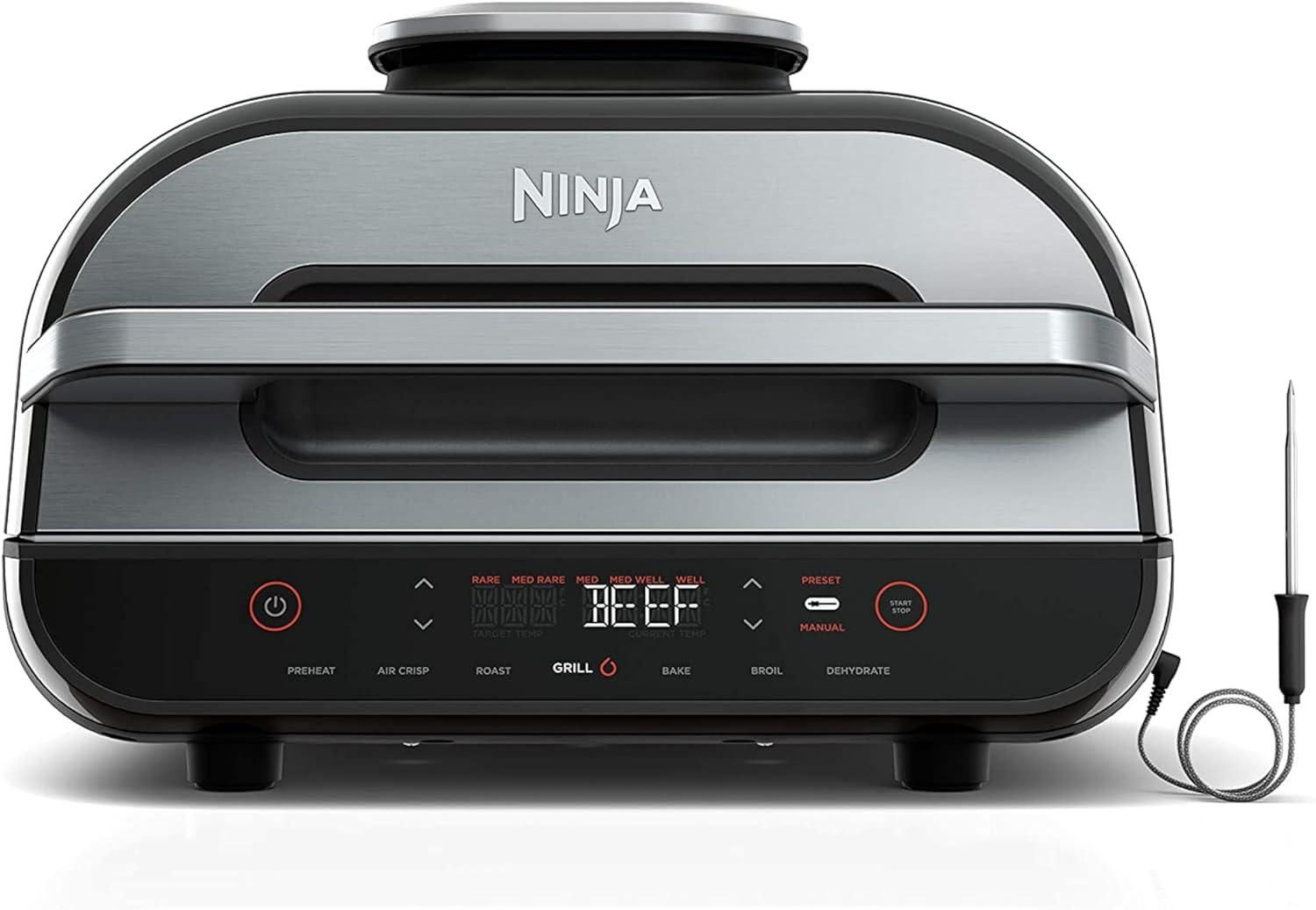 Ninja Ninja Foodi Smart XL 6-in-1 Indoor Grill with 4-qt Air Fryer, Roast, Bake, Broil, & Dehydrate