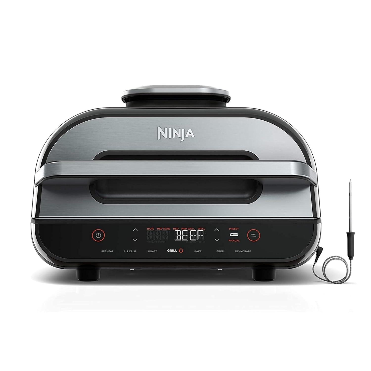 Ninja Ninja Foodi Smart XL 6-in-1 Indoor Grill with 4-qt Air Fryer, Roast, Bake, Broil, & Dehydrate