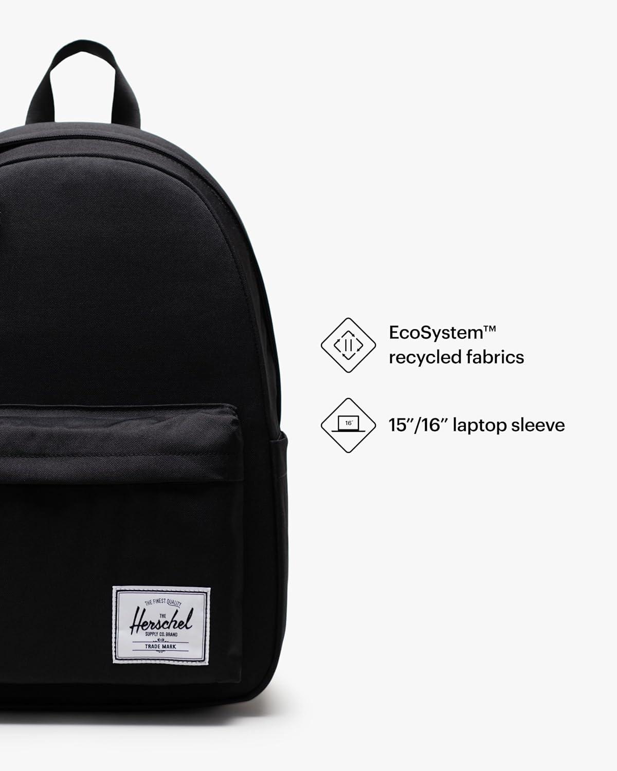 Herschel Classic XL Unisex Backpacks Size OS, Color: Black