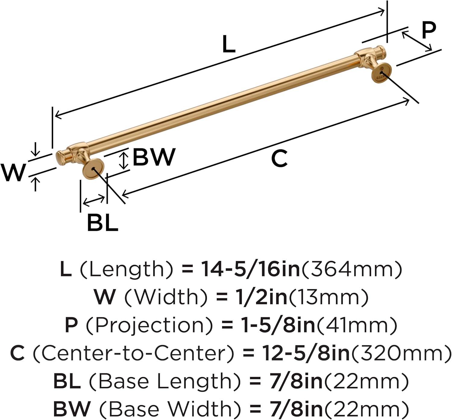 Winsome 12-5/8 inch (320mm) Center-to-Center