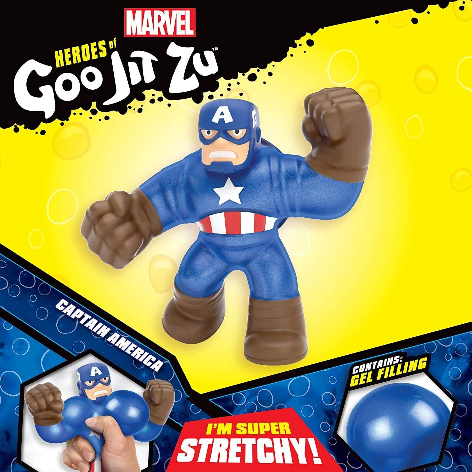 Heroes of Goo Jit Zu Licensed Marvel Hero Pack - Captain America