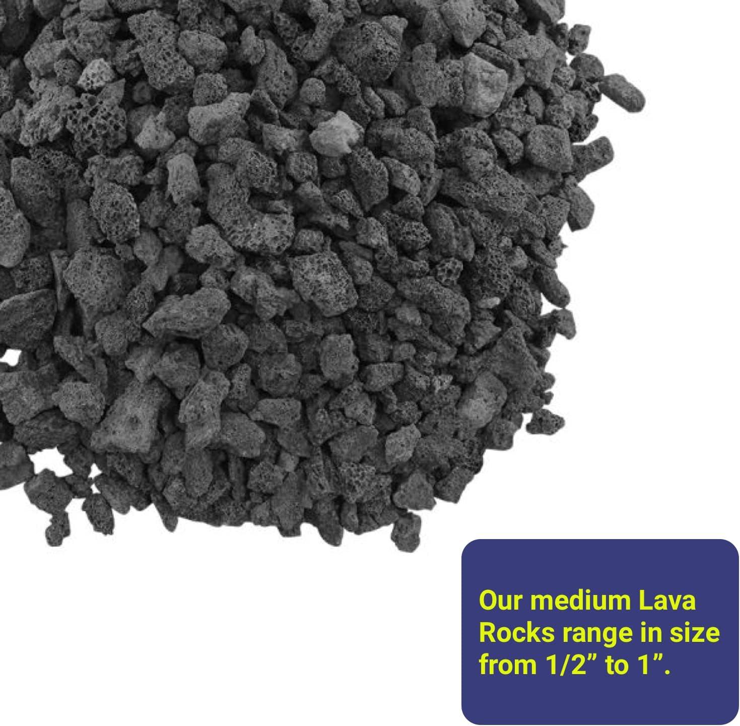 American Fireglass Lava Rock - 10 lbs.