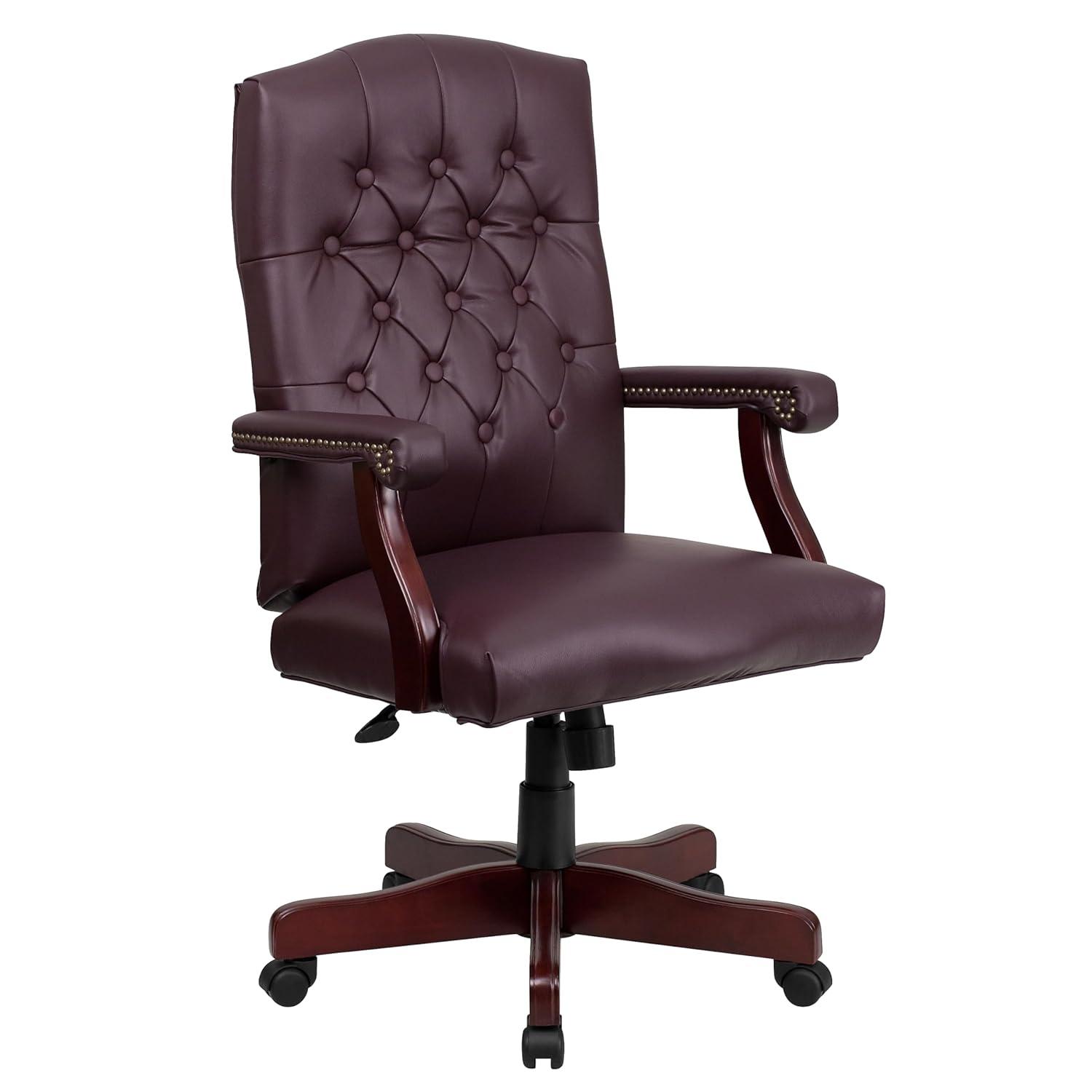 Flash Furniture Executive Swivel Office Chair with Arms