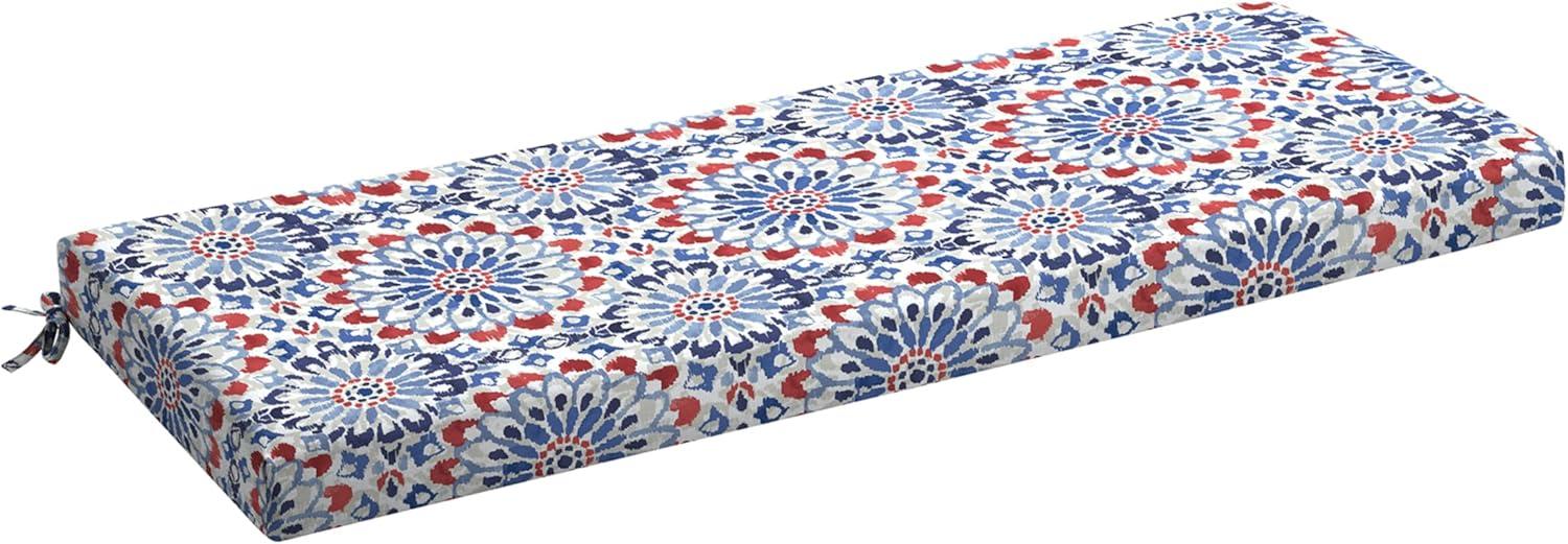 Arden Selections ProFoam Essentials Outdoor Bench Cushion 18 x 46, Ashland Black Jacobean