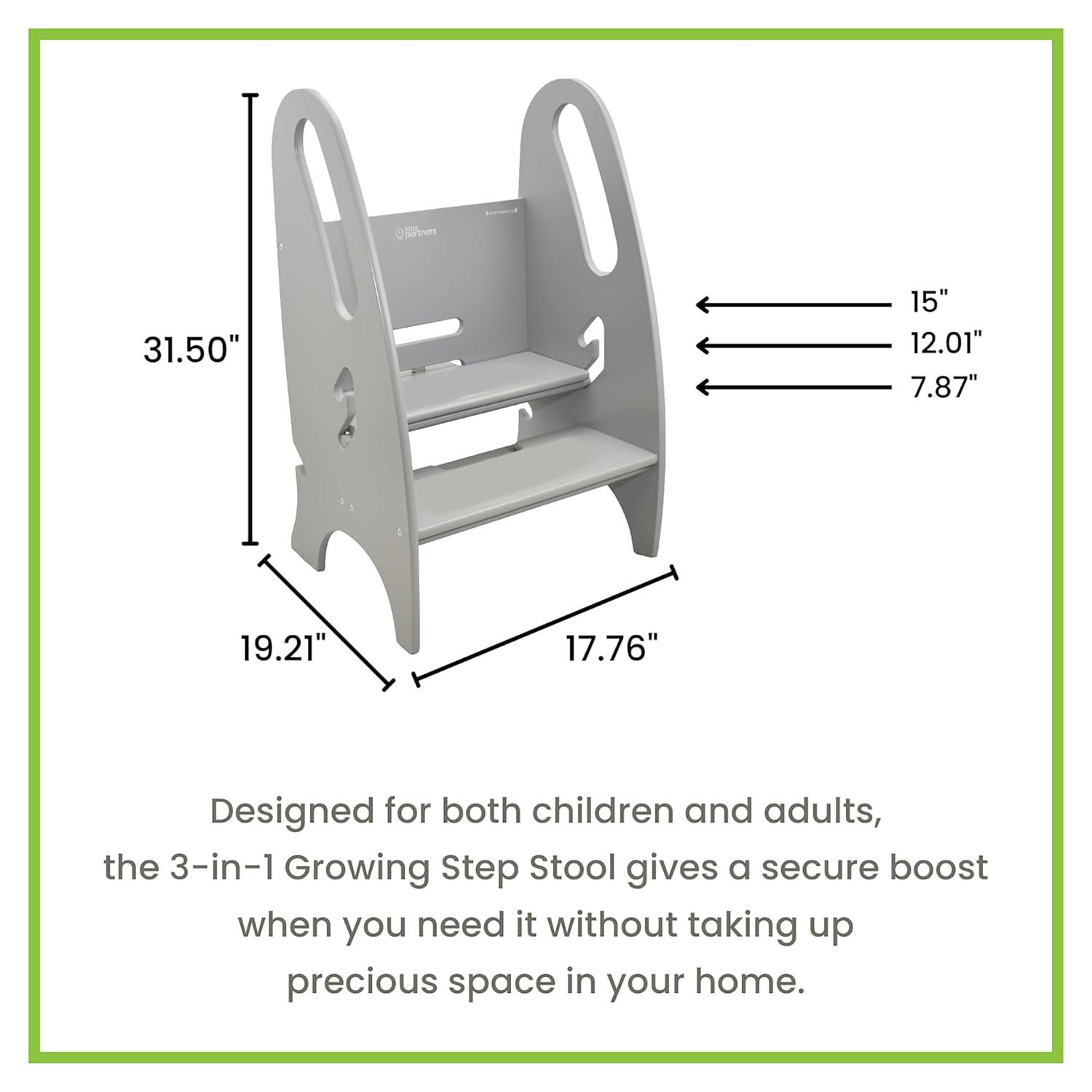 Little Partners 3-in-1 Growing Step Stool