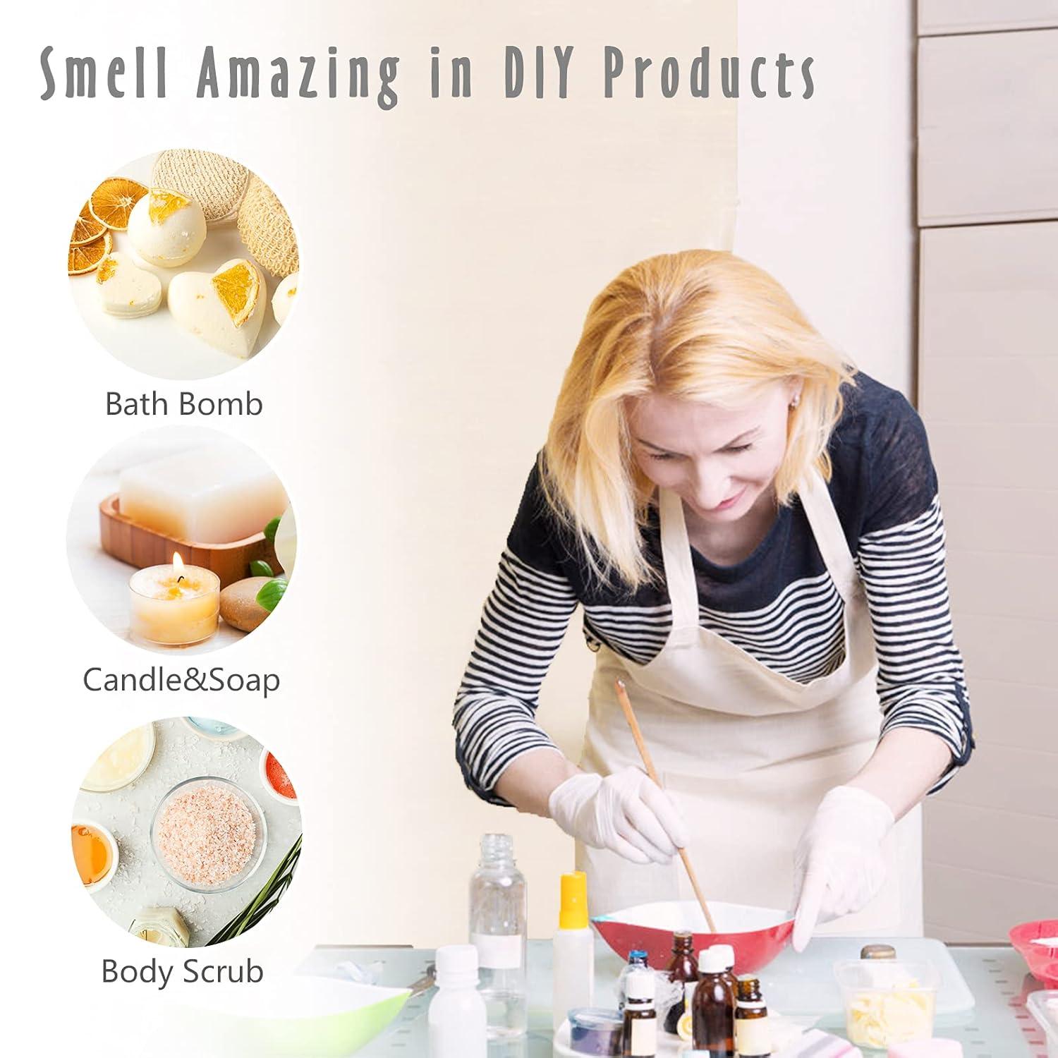 MitFlor Winter Essential Oil Gift Set - 6 Holiday Scents for Home Diffusers, Candle & Soap Making