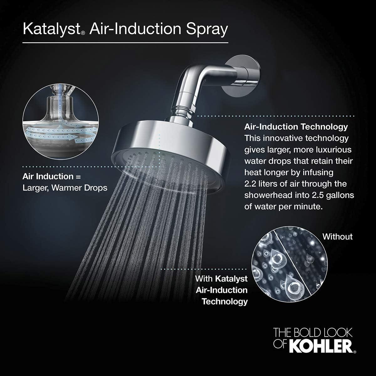 Purist® 2.5 GPM Multifunction Handheld Shower Head with Katalyst Air-Induction Technology