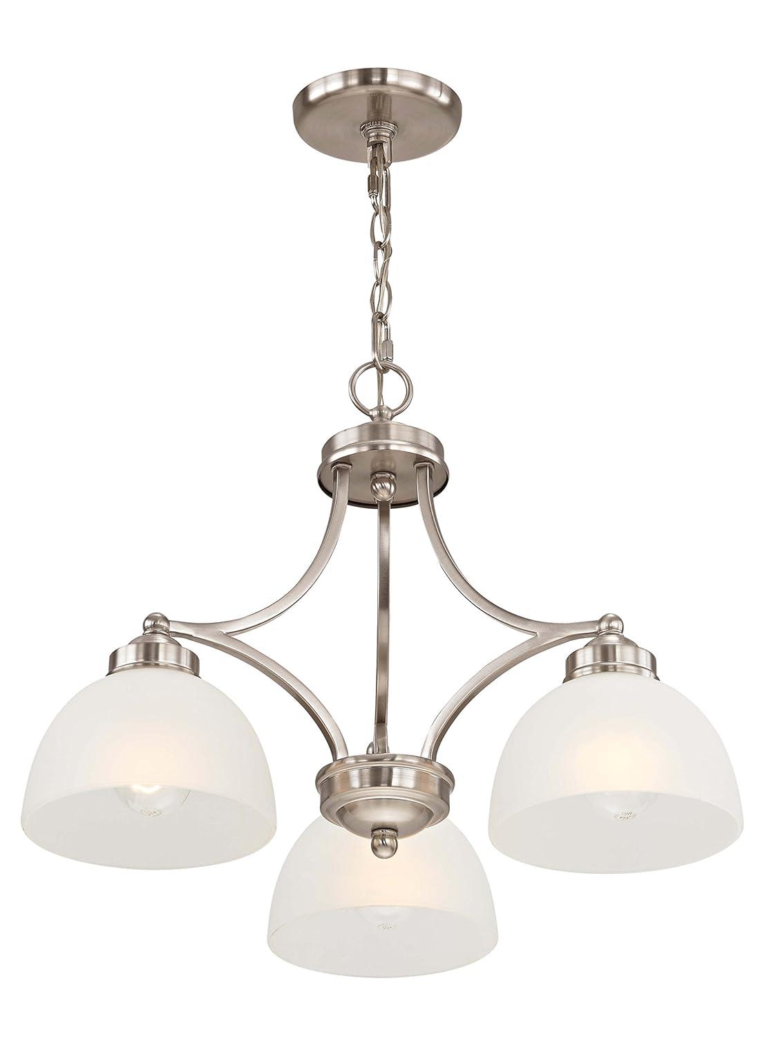 Livex Lighting Somerset 3 - Light Chandelier in  Brushed Nickel