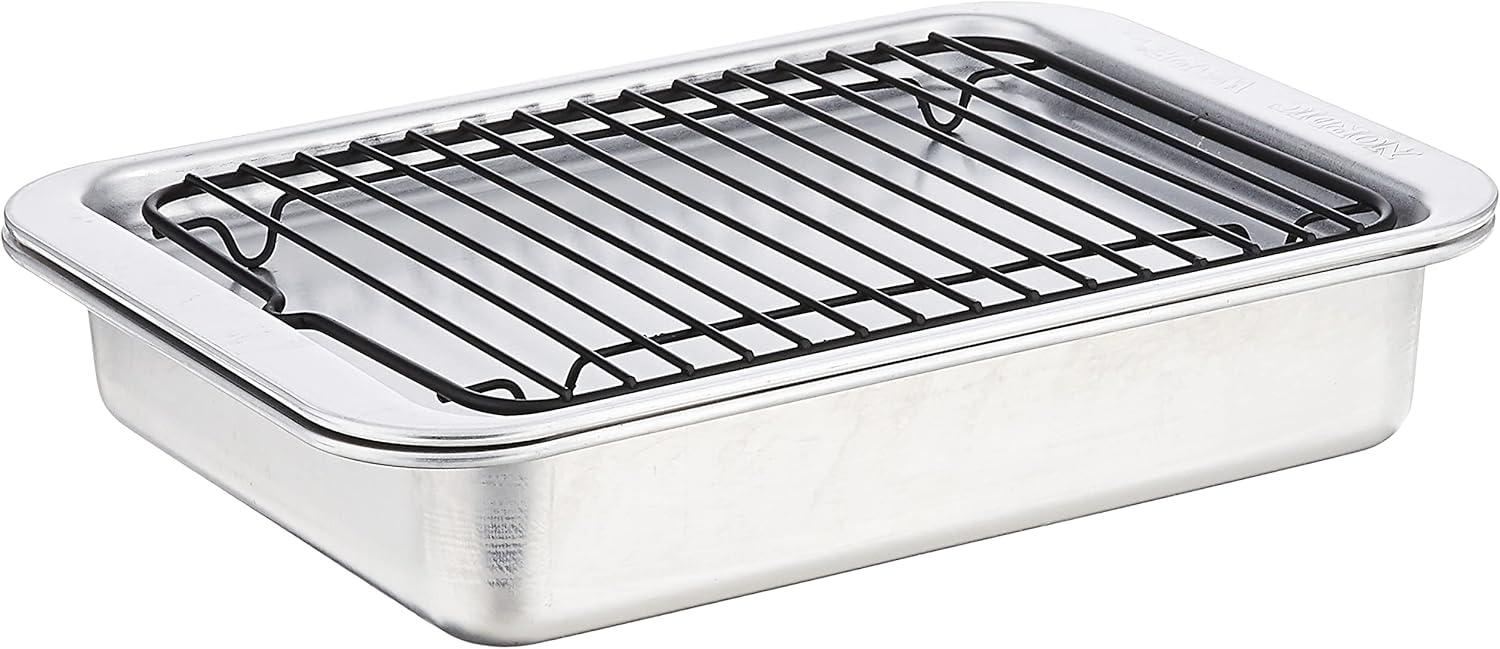 Compact 3-Piece Aluminum Grill and Bakeware Set