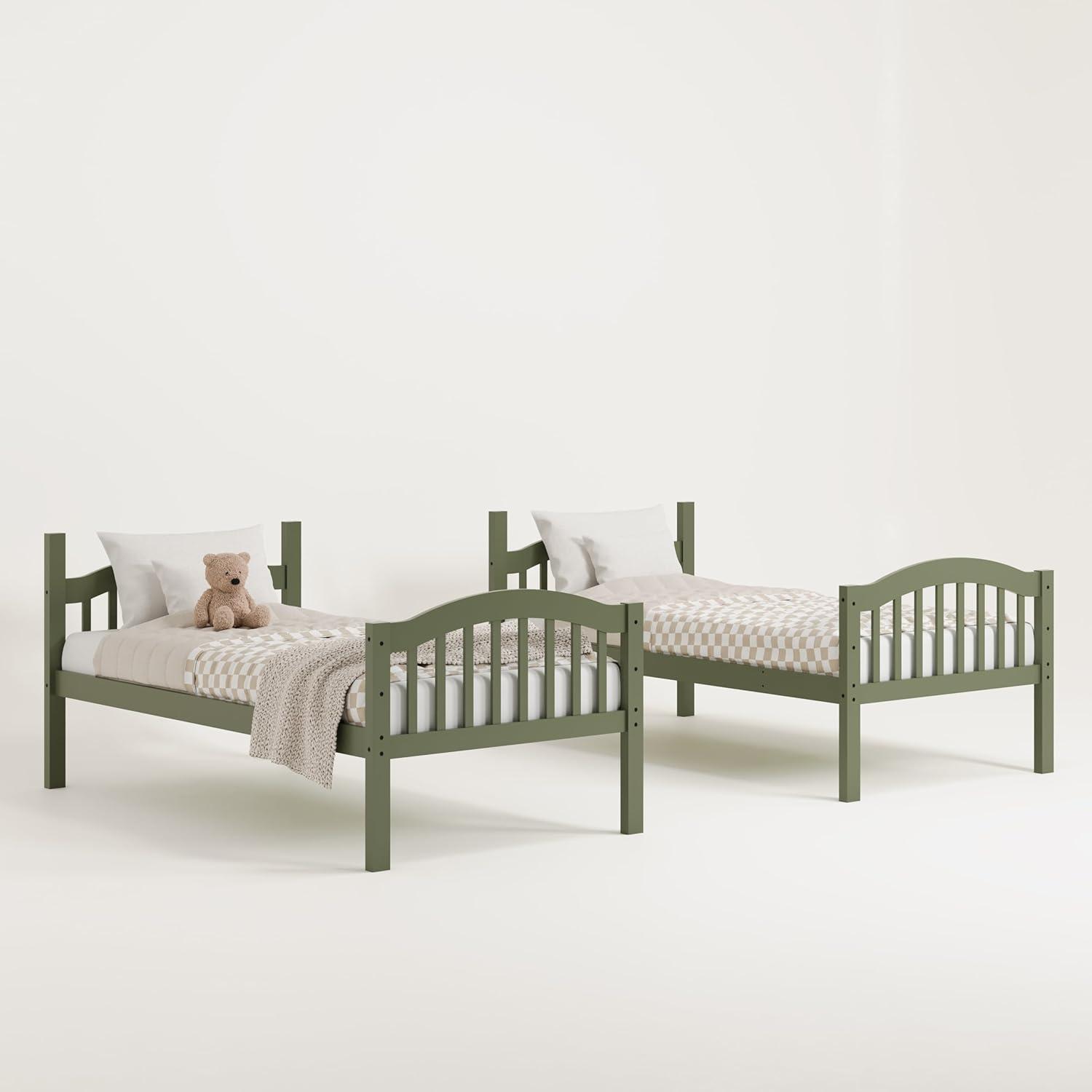 Long Horn Twin Over Twin Solid Wood Standard Bunk Bed by Storkcraft