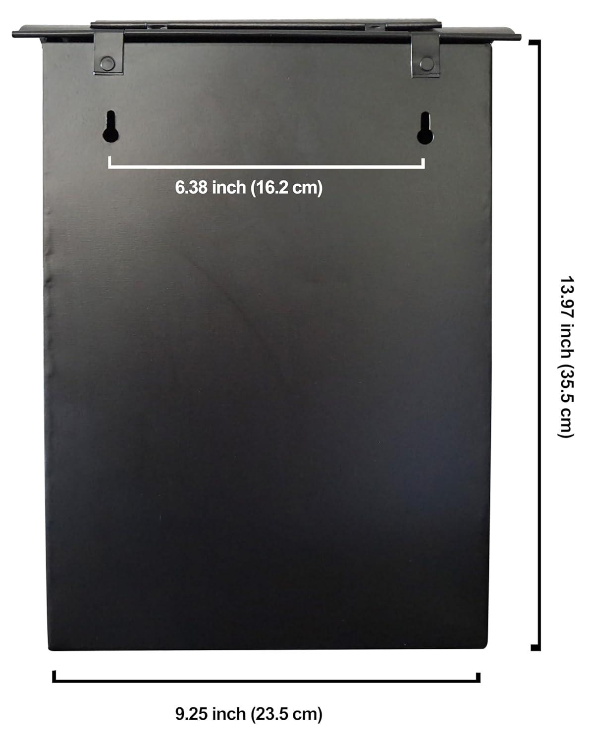 NACH Emily Post Industrial Style Wall Mounted Mailbox