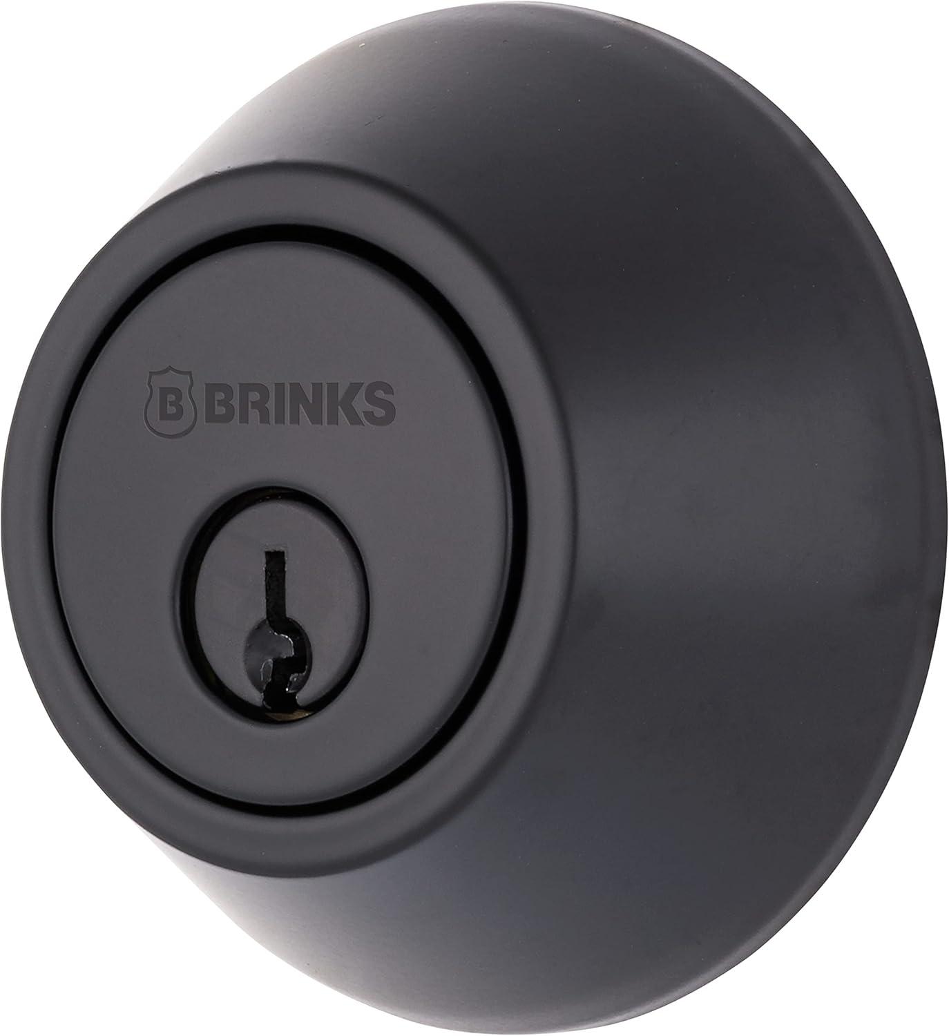 Brinks Raleigh Series Transitional Round Single Cylinder Deadbolt
