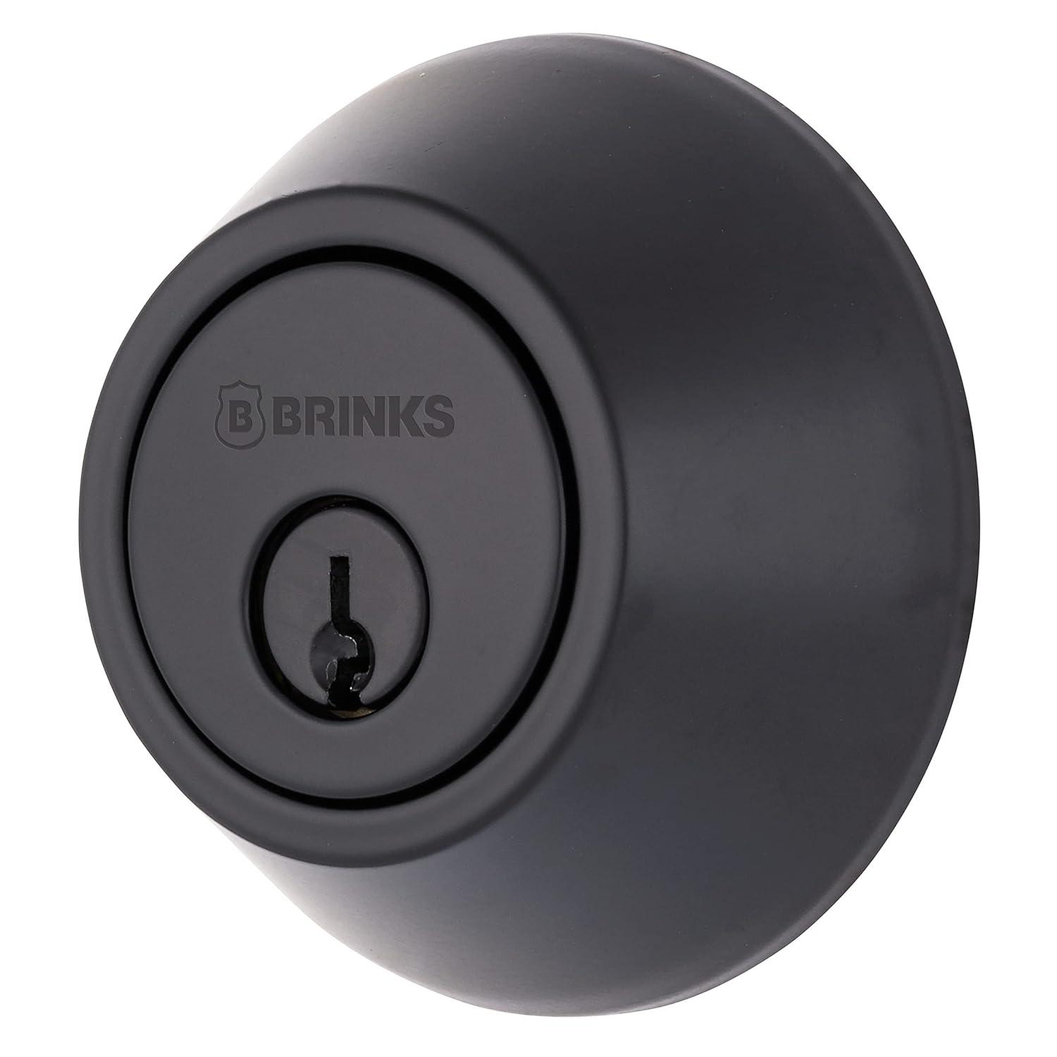 Brinks Raleigh Series Transitional Round Single Cylinder Deadbolt