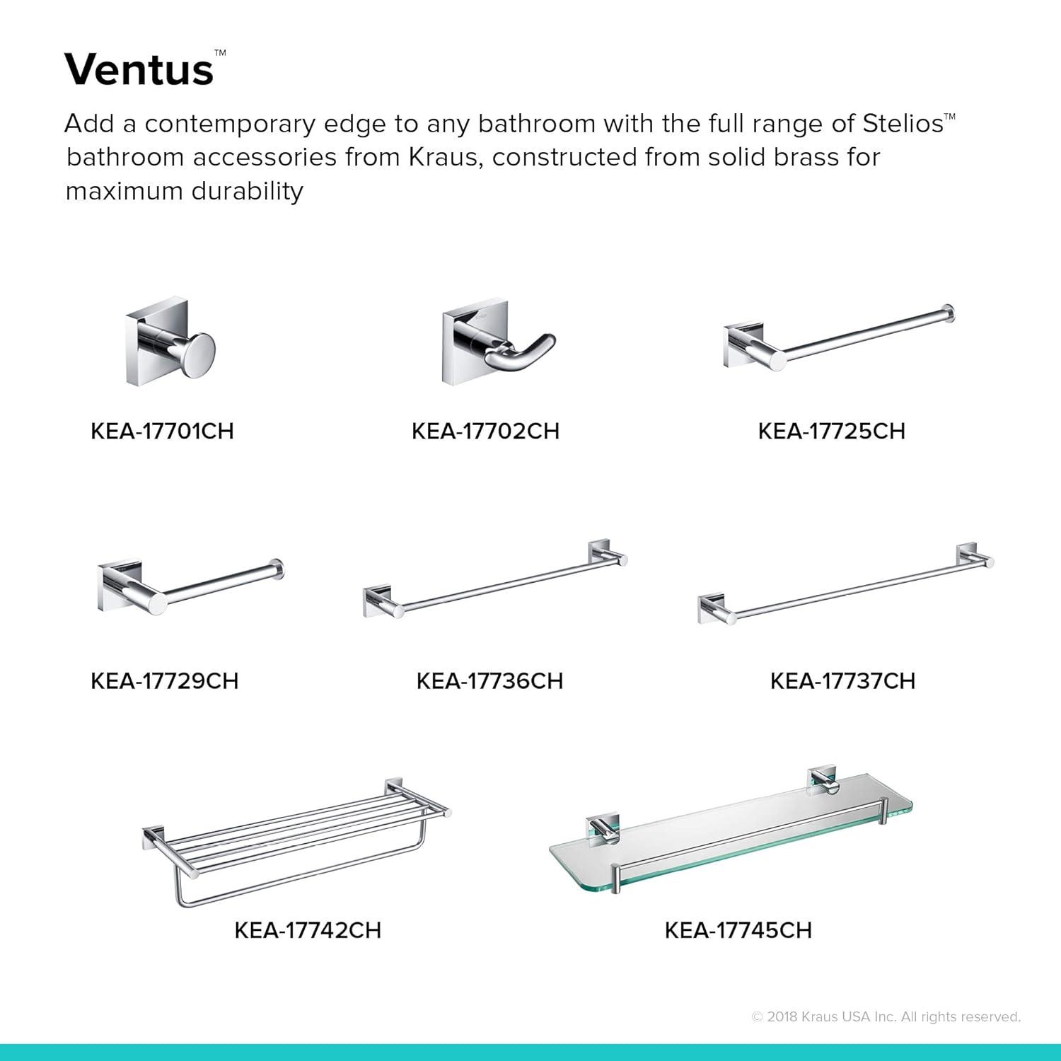 Ventus Wall Mounted Towel Rack