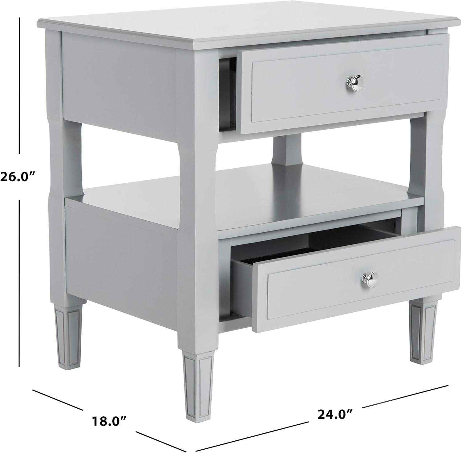 Jenson Side Table - Grey - Safavieh.