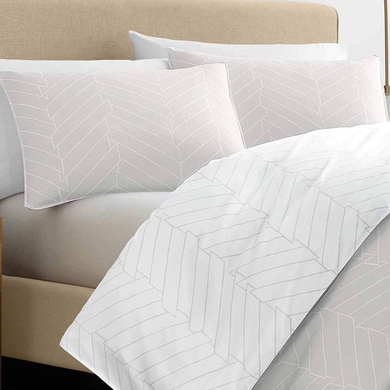 Demi Reversible Duvet Cover & Sham Set - City Scene