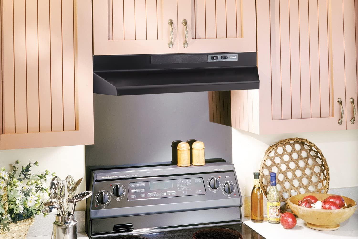 Broan NuTone Broan NuTone 30" Steel 160 CFM Convertible Under Cabinet Range Hood with Mesh Filter