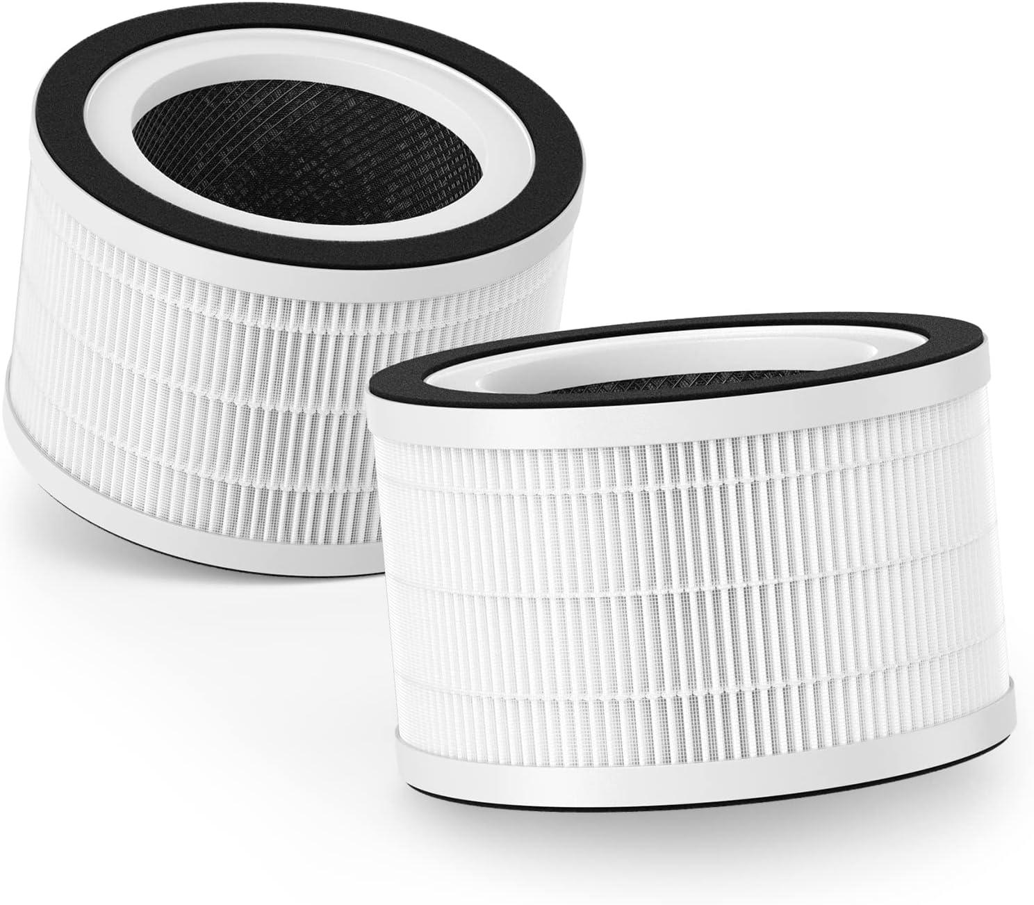 True HEPA Filters for Fillo/Halo/Allo Air Purifier, 2 Pack