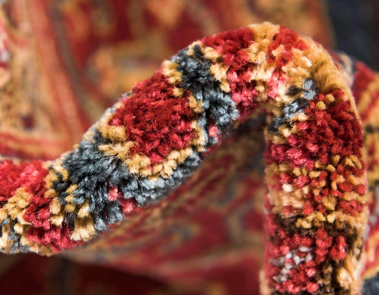 Unique Loom 8' 0 x 11' 0 Red Sahand Arsaces Area Rug