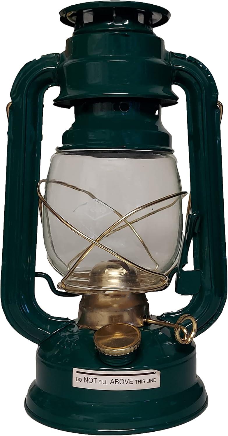 21st Century 210-76040 Centennial Oil Lantern, Hunter Green