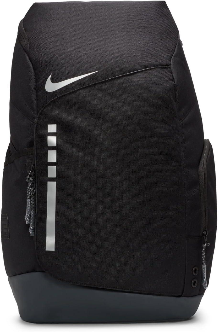 Nike Men's Hoops Elite Backpack, Black Anthracite and Metallic Silver