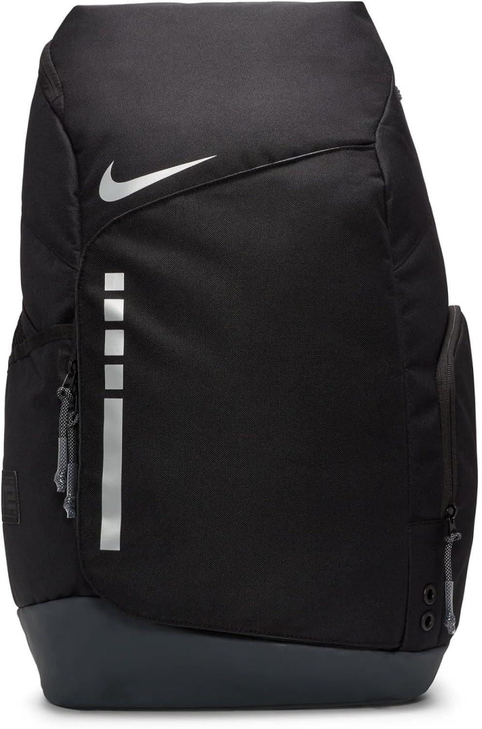 Nike Men's Hoops Elite Backpack, Black Anthracite and Metallic Silver