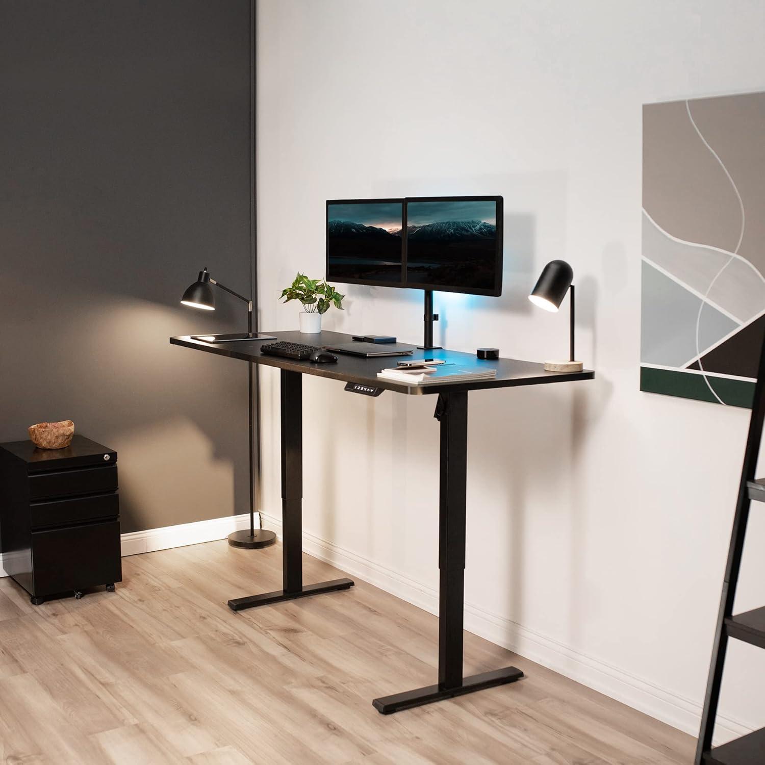 Electric Single Motor Desk Frame (Top Not Included)