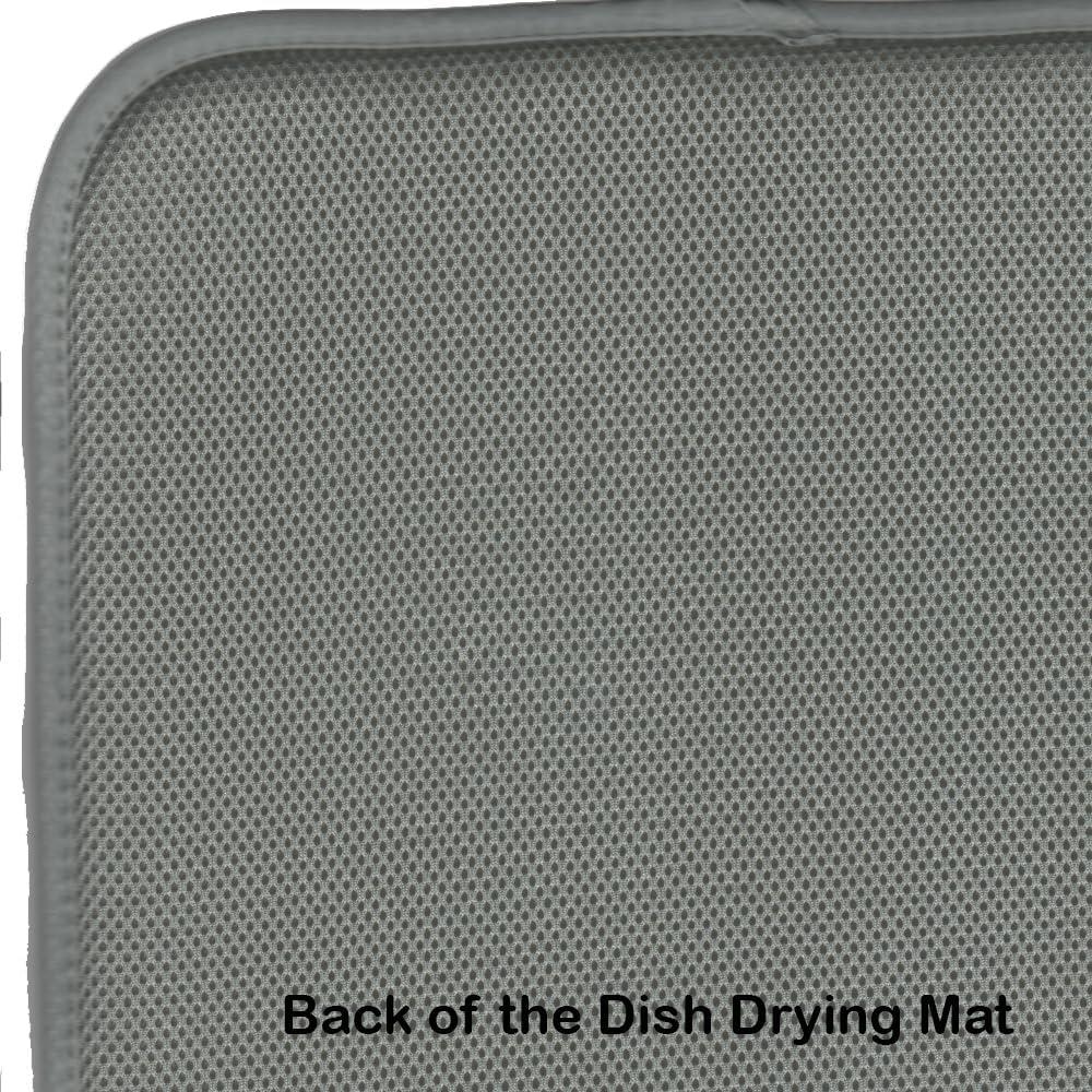 Carolines Treasures 8740DDM Old Barn Dish Drying Mat 14 x 21" multicolor