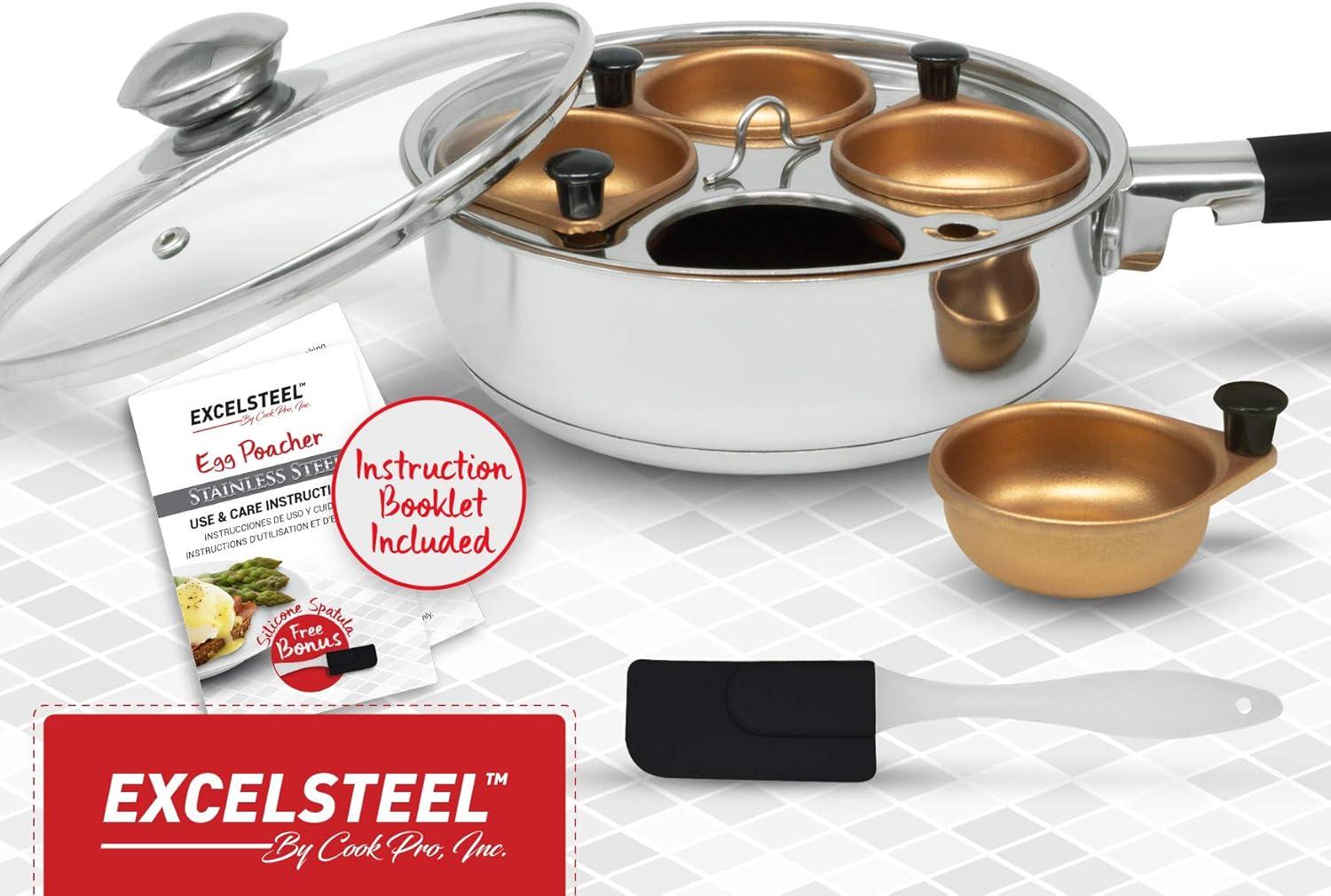 Cook Pro Cook Pro Non Stick Stainless Steel Egg Poacher