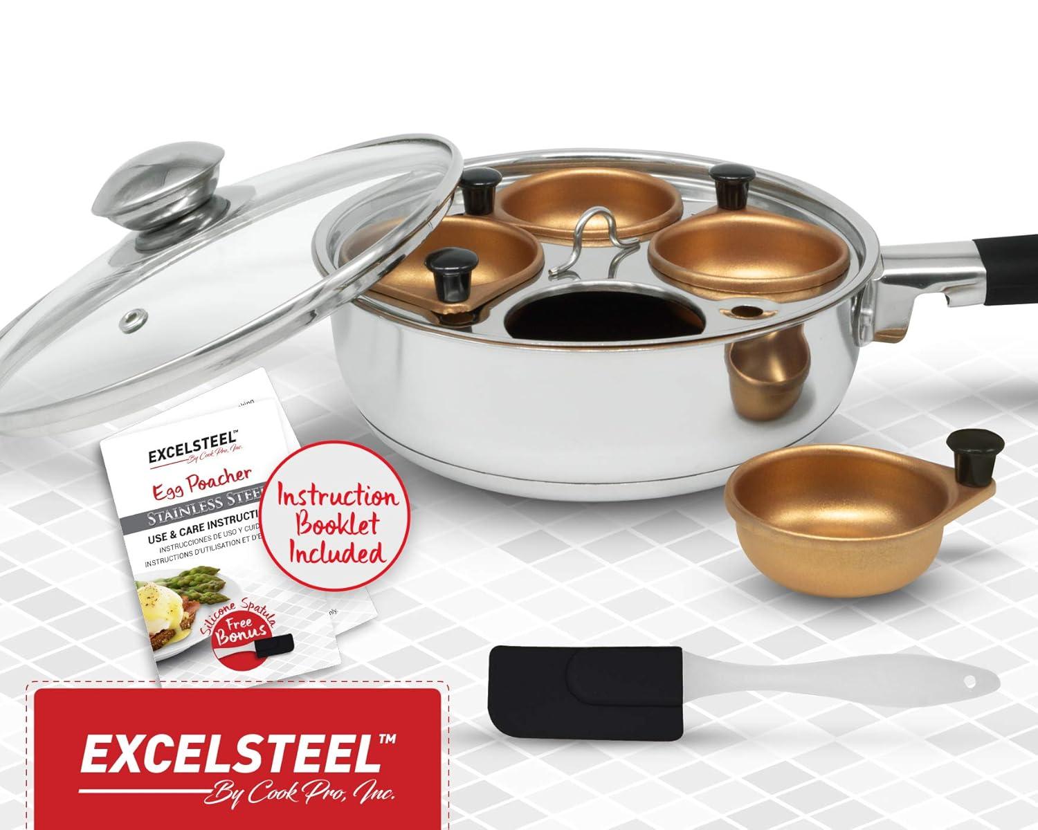 Cook Pro Cook Pro Non Stick Stainless Steel Egg Poacher