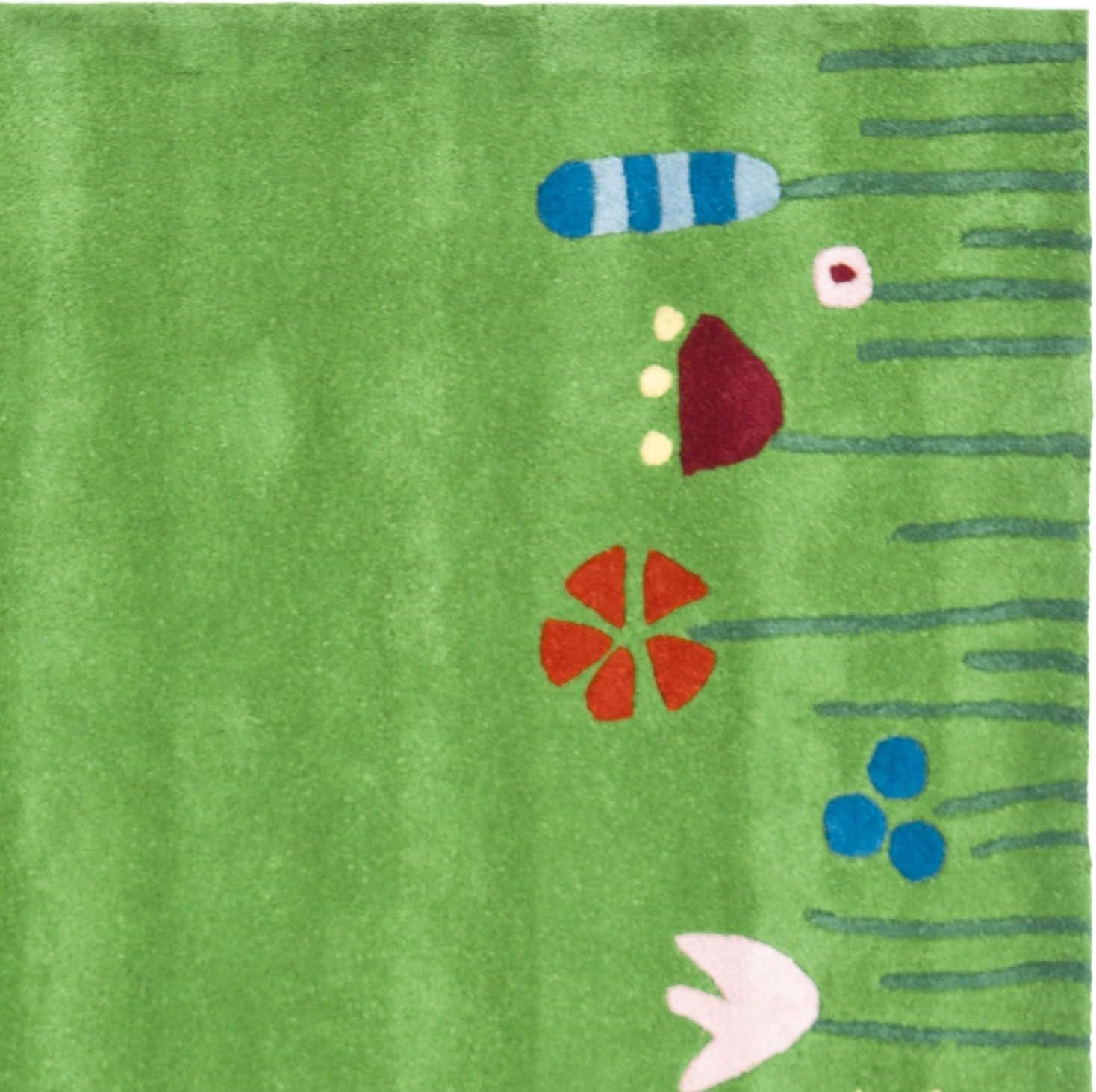 SAFAVIEH Kids SFK751A Handmade Green / Multi Rug