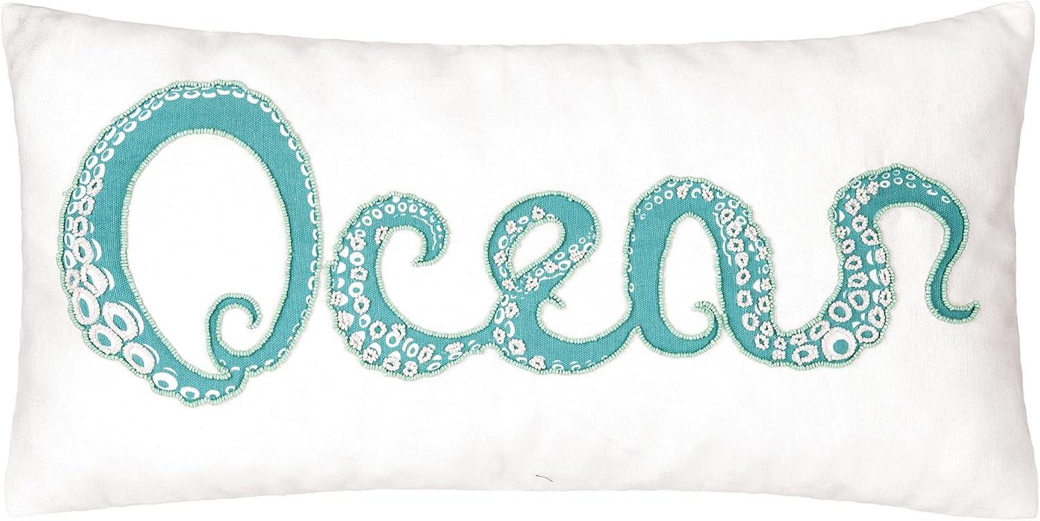 C&F Home Octi Ocean Beaded Throw Pillow