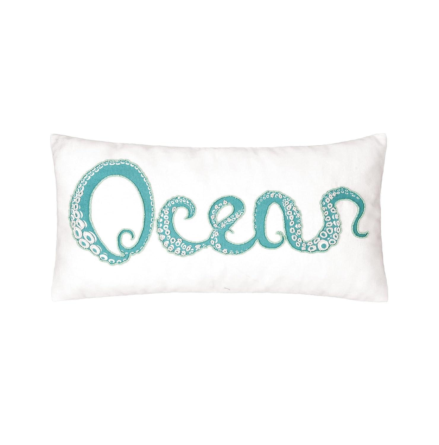 C&F Home Octi Ocean Beaded Throw Pillow
