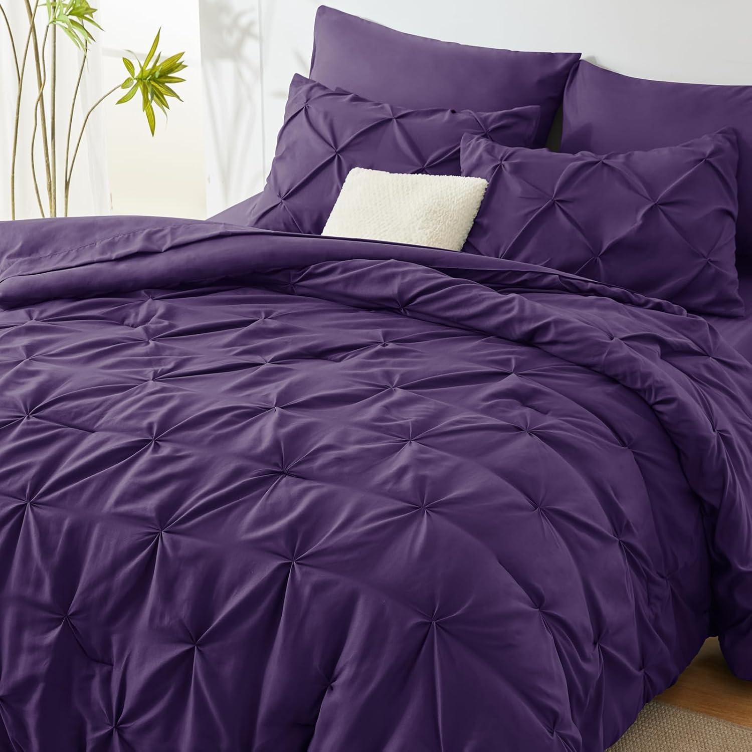 Comforter Set Purple - 7 Piece - King