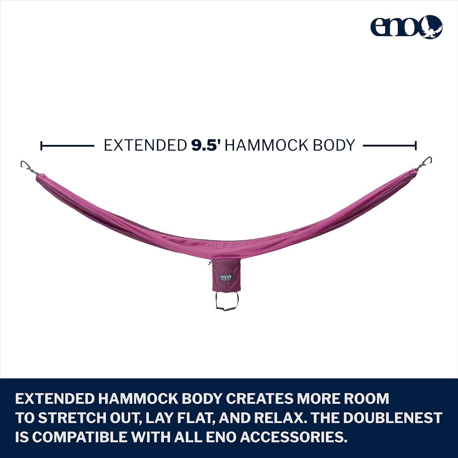 Plum and Berry DoubleNest Lightweight Camping Hammock