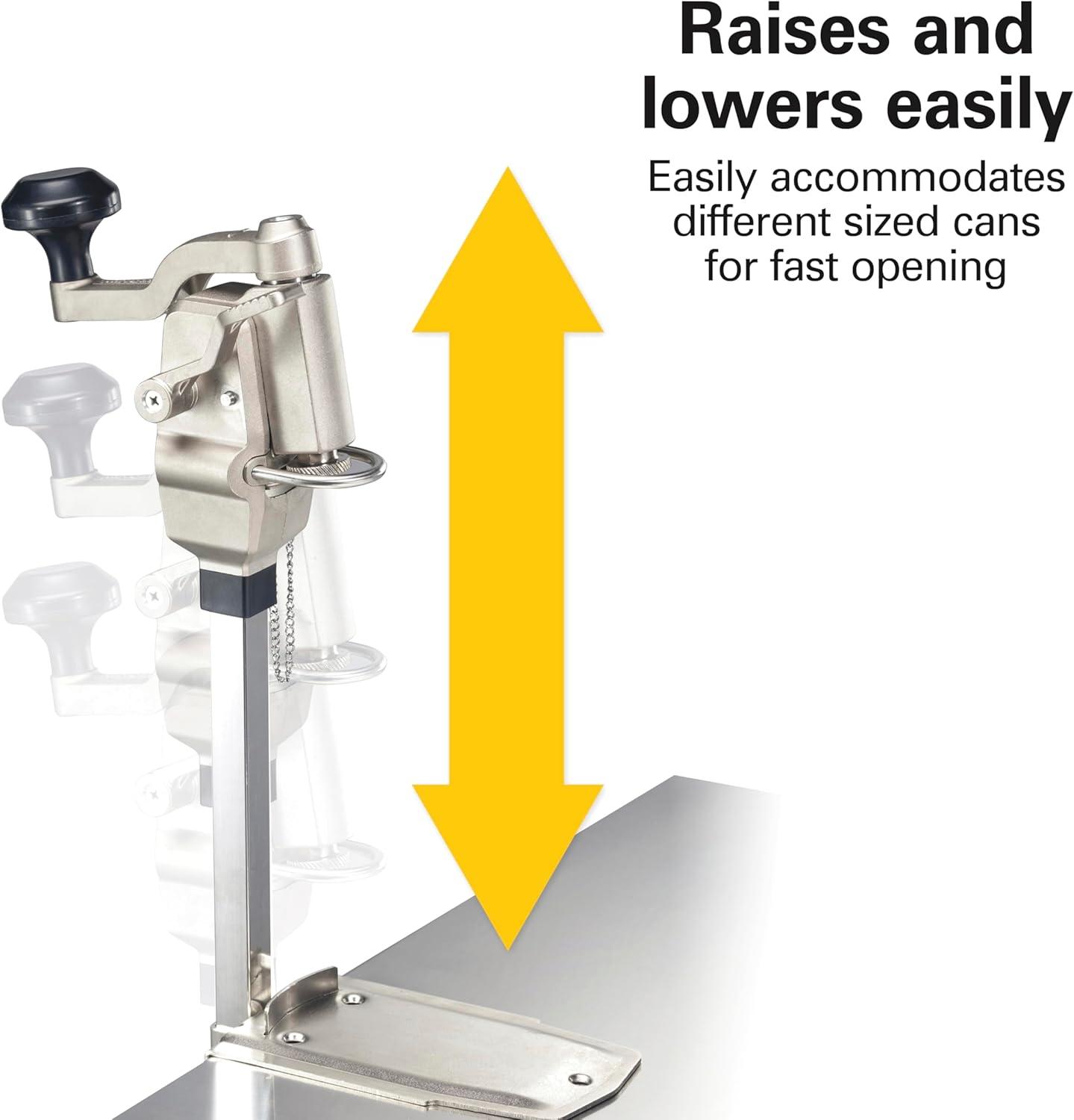 Stainless Steel Commercial Side-Cut Manual Can Opener