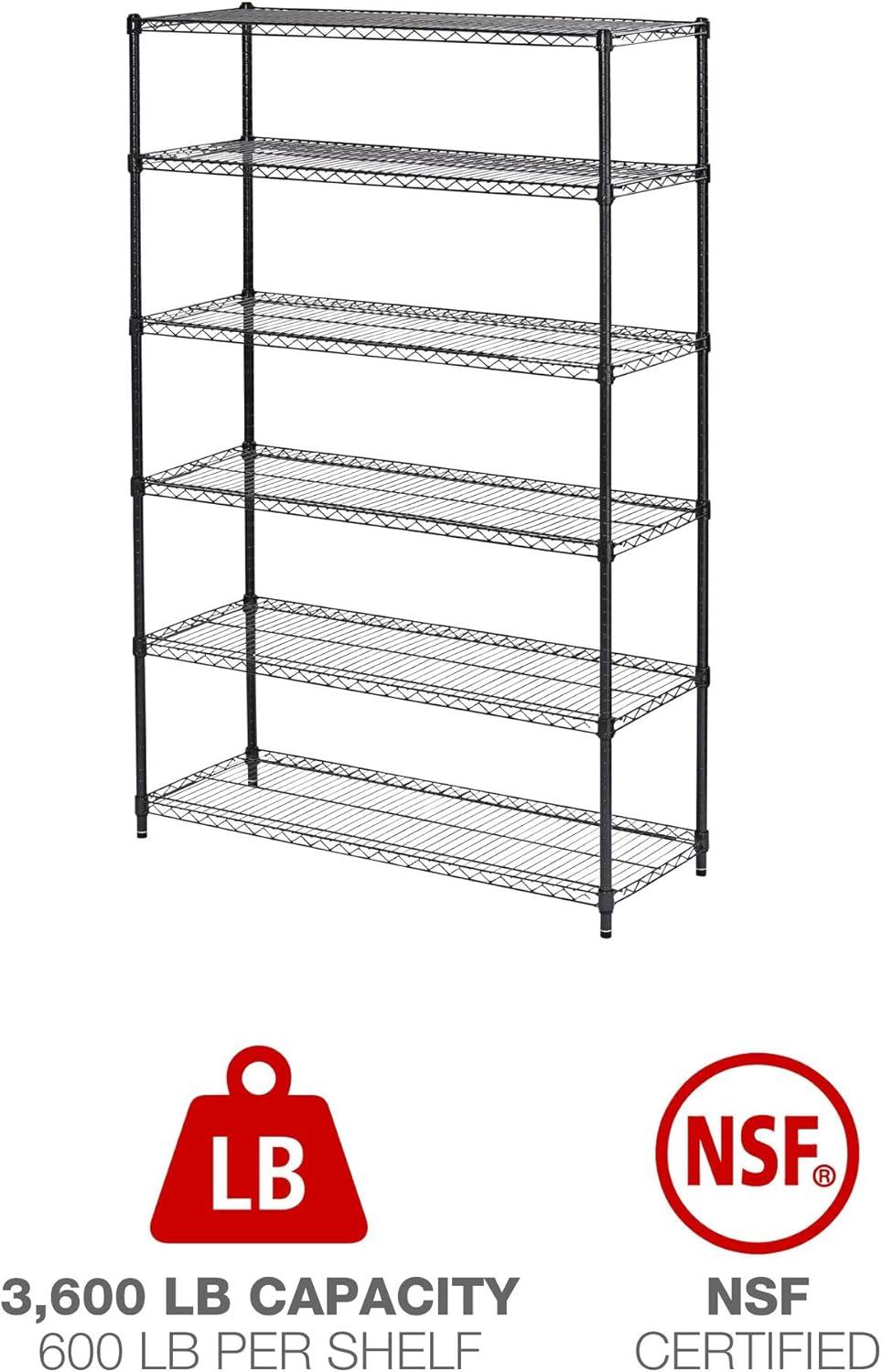 48'' W Steel Shelving Unit