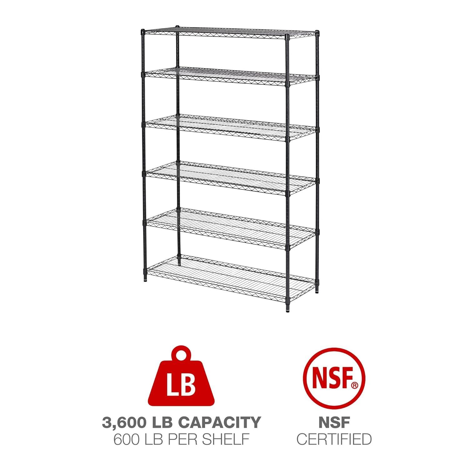 Alera® 48'' W Steel Shelving Unit